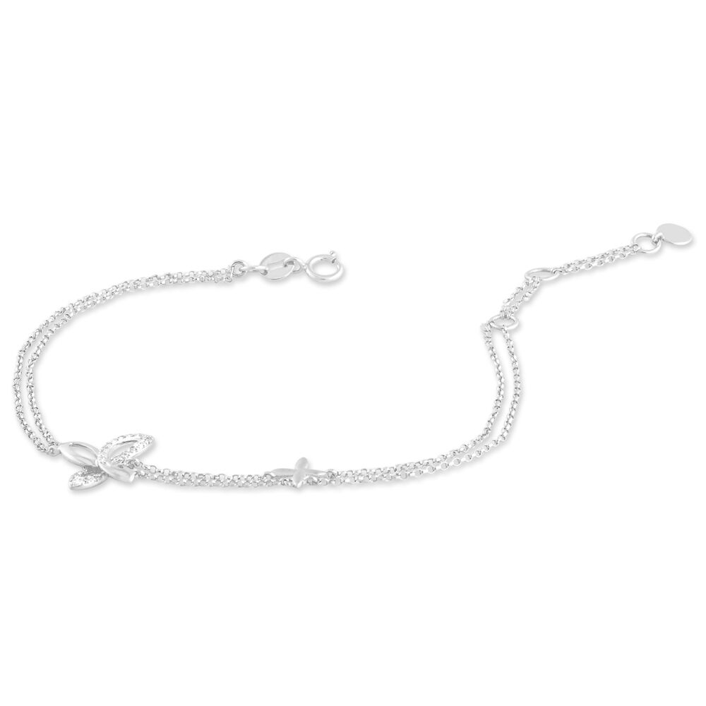 Bracelet Anahi Or Blanc Diamant - Bracelets chaînes Femme | Marc Orian