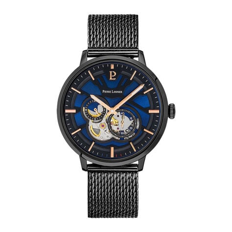 Montre Pierre Lannier Trio Noir - Montres automatiques Homme | Marc Orian