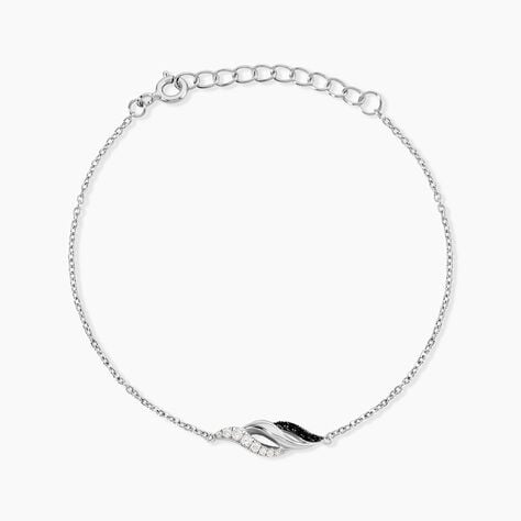 Bracelet Ophelia Argent Blanc Oxyde De Zirconium - Bracelets fantaisie Femme | Marc Orian