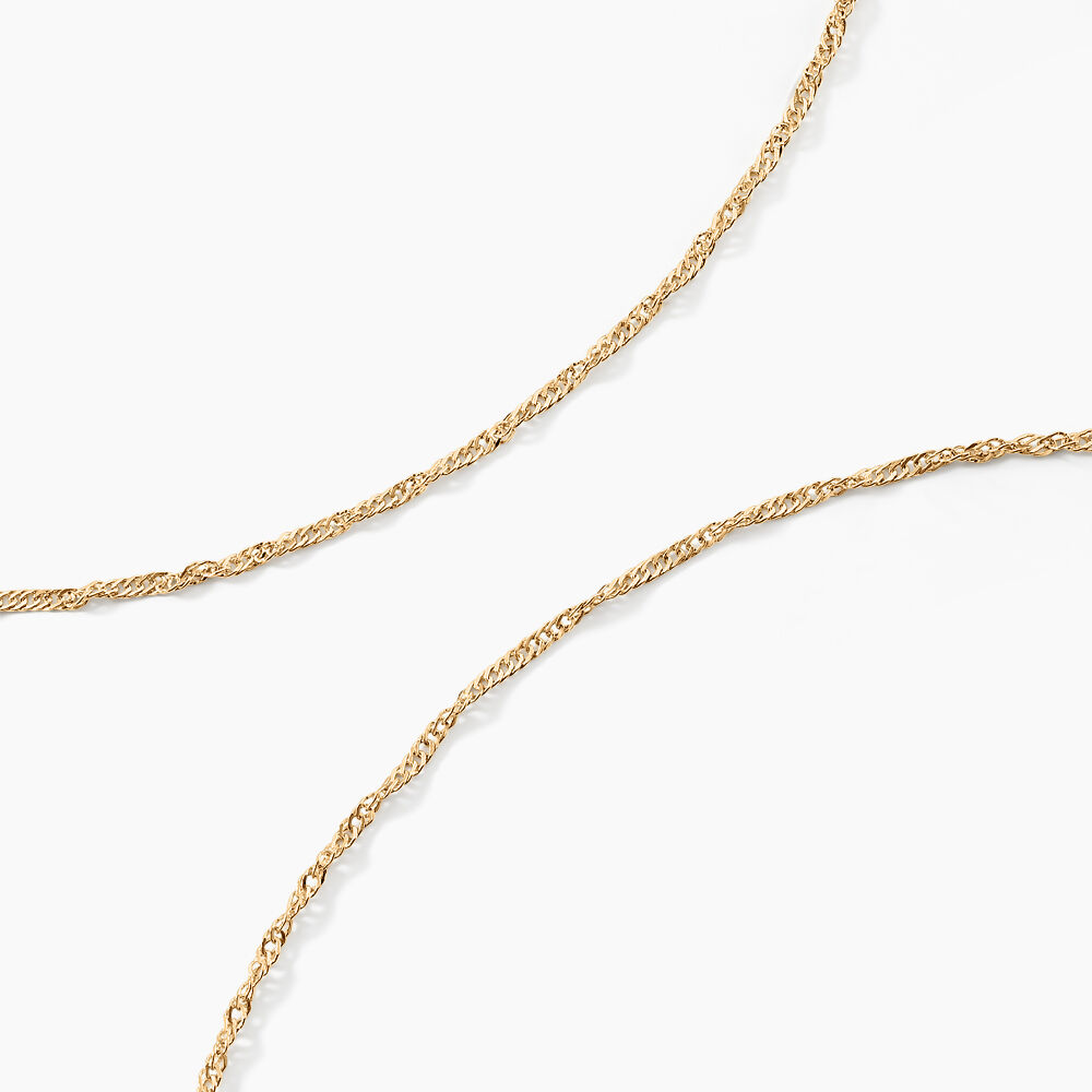 Cha&icirc;ne Imanie Maille Singapour Or Jaune - Chaines Femme | Marc Orian