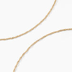 Cha&icirc;ne Imanie Maille Singapour Or Jaune - Chaines Femme | Marc Orian