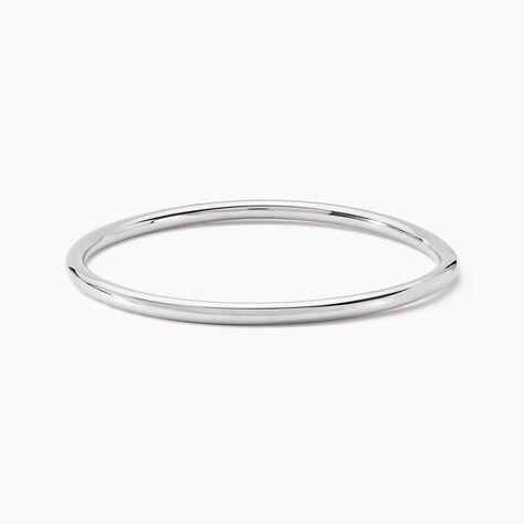 Bracelet Jonc Tabata Argent Blanc - Bracelets joncs Femme | Marc Orian