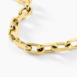Bracelet Anadia Acier Jaune - Bracelets mailles Femme | Marc Orian