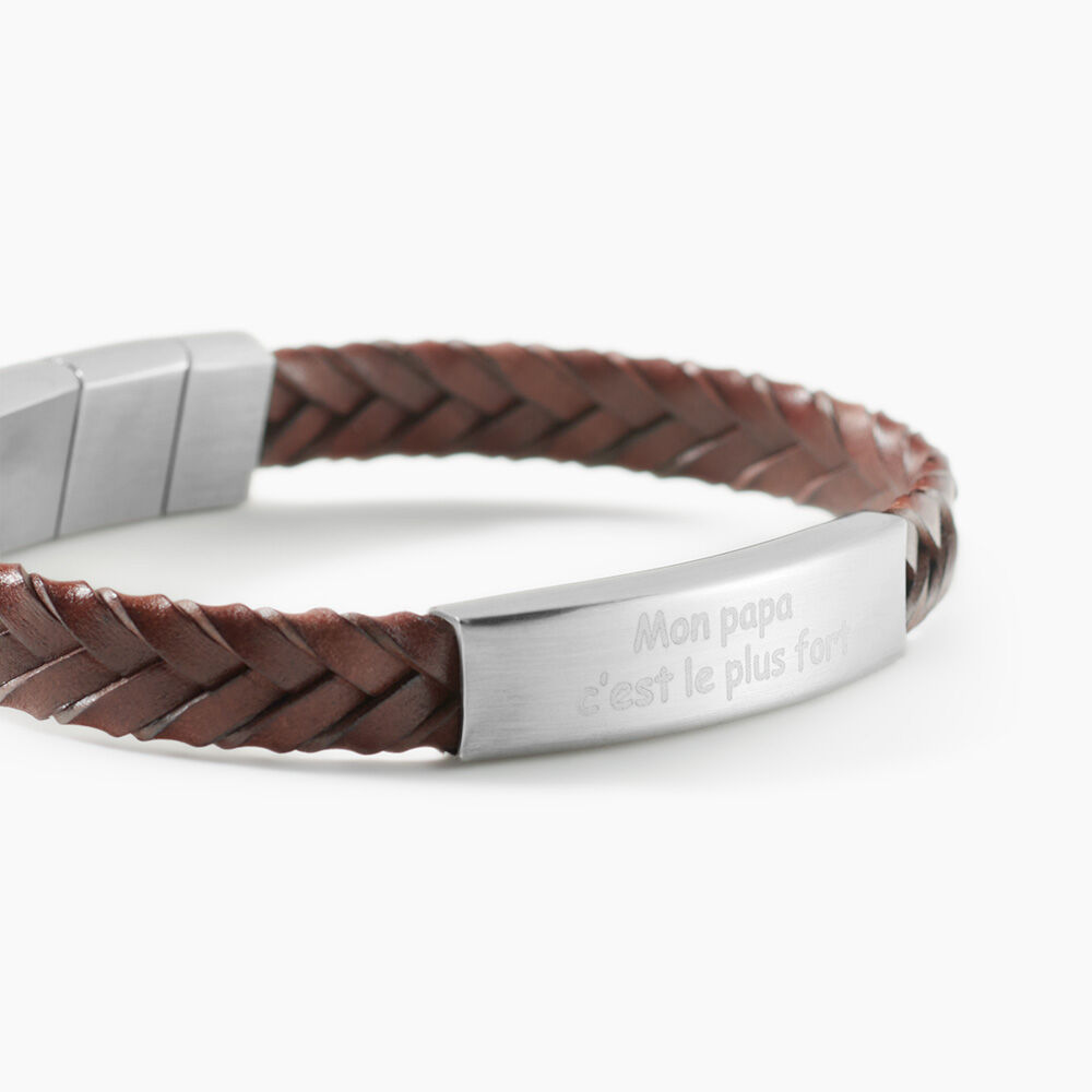 Bracelet Acier Blanc Oxanne - Bracelets cuir Homme | Marc Orian