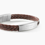 Bracelet Acier Blanc Oxanne - Bracelets cuir Homme | Marc Orian