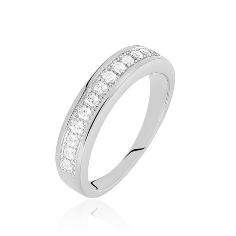 Bague Cecelia Argent Blanc Oxyde De Zirconium - Bijoux fantaisie Femme | Marc Orian