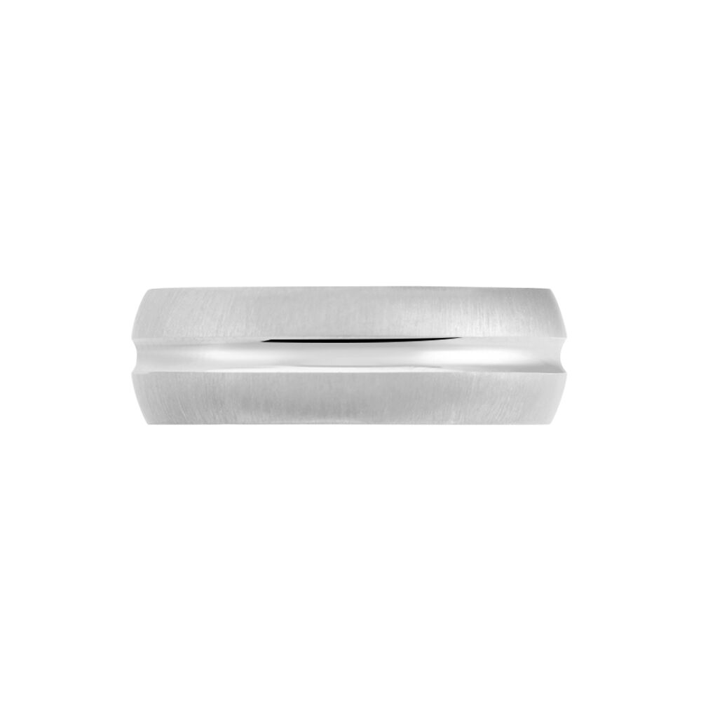 Alliance Argent Blanc Marius - Alliances Homme | Marc Orian