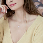 Collier Barbara Or Blanc Diamant - Colliers avec pierres Femme | Marc Orian