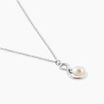 Collier Walae Argent Blanc Perle De Culture - Colliers avec pierres Femme | Marc Orian