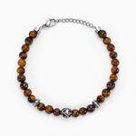 Bracelet Labhras Acier Blanc - Bracelets cha&icirc;nes Homme | Marc Orian