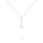 Collier Madli Or Bicolore Topaze - Colliers avec pierres Femme | Marc Orian