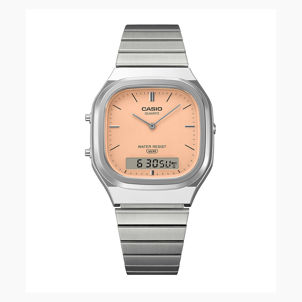 Montre Casio Collection Aq240 Orange - Montres date Unisex | Marc Orian