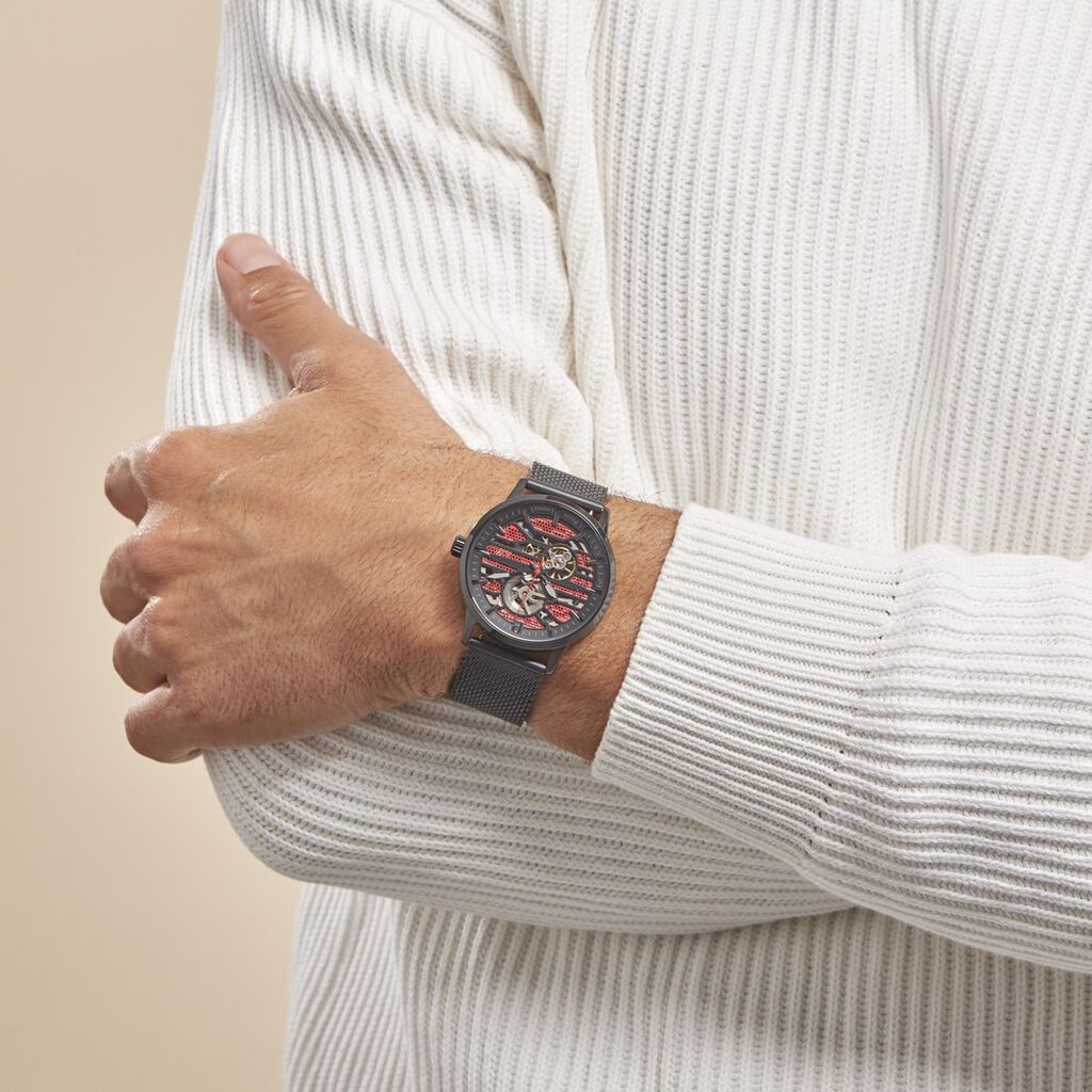 Montre Pierre Lannier Impact Noir - Montres automatique Homme | Marc Orian
