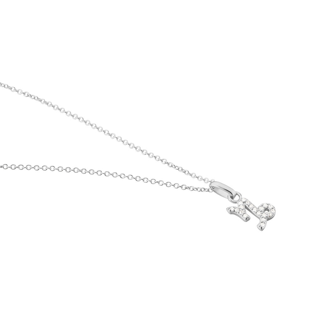 Collier Astra Argent Blanc Oxyde De Zirconium - Colliers avec pierres Femme | Marc Orian