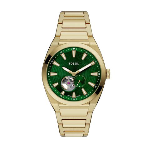 Montre Fossil Everett Automatic Vert - Montres automatiques Homme | Marc Orian