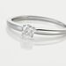Bague Solitaire Or Blanc Flora Diamant - Solitaires Femme | Marc Orian