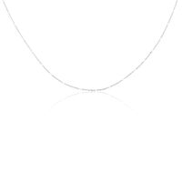 Collier Molly Argent Blanc