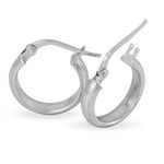 Cr&eacute;oles Shalana Or Blanc - Cr&eacute;oles Femme | Marc Orian