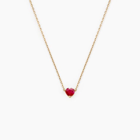 Collier Valerius Or Jaune Rubis - Colliers avec pierres Femme | Marc Orian