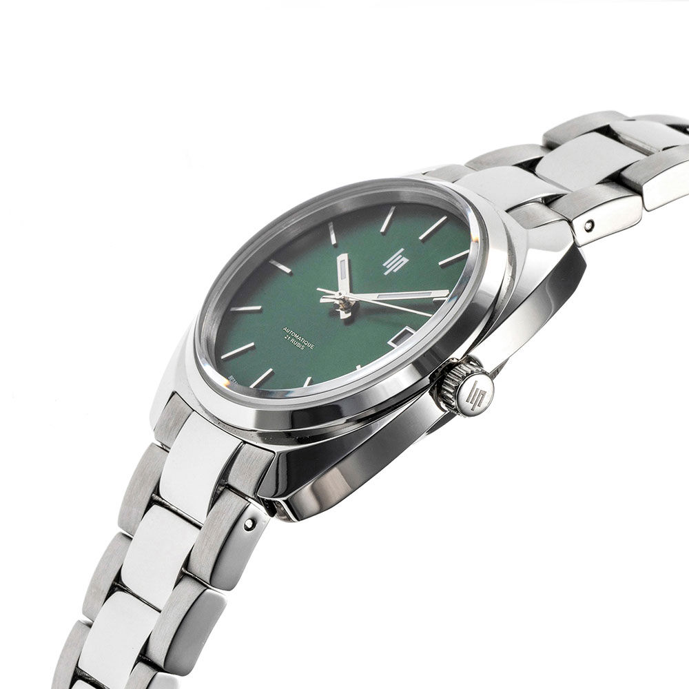 Montre Lip General De Gaulle Auto 39 Vert - Montres automatiques Famille | Marc Orian