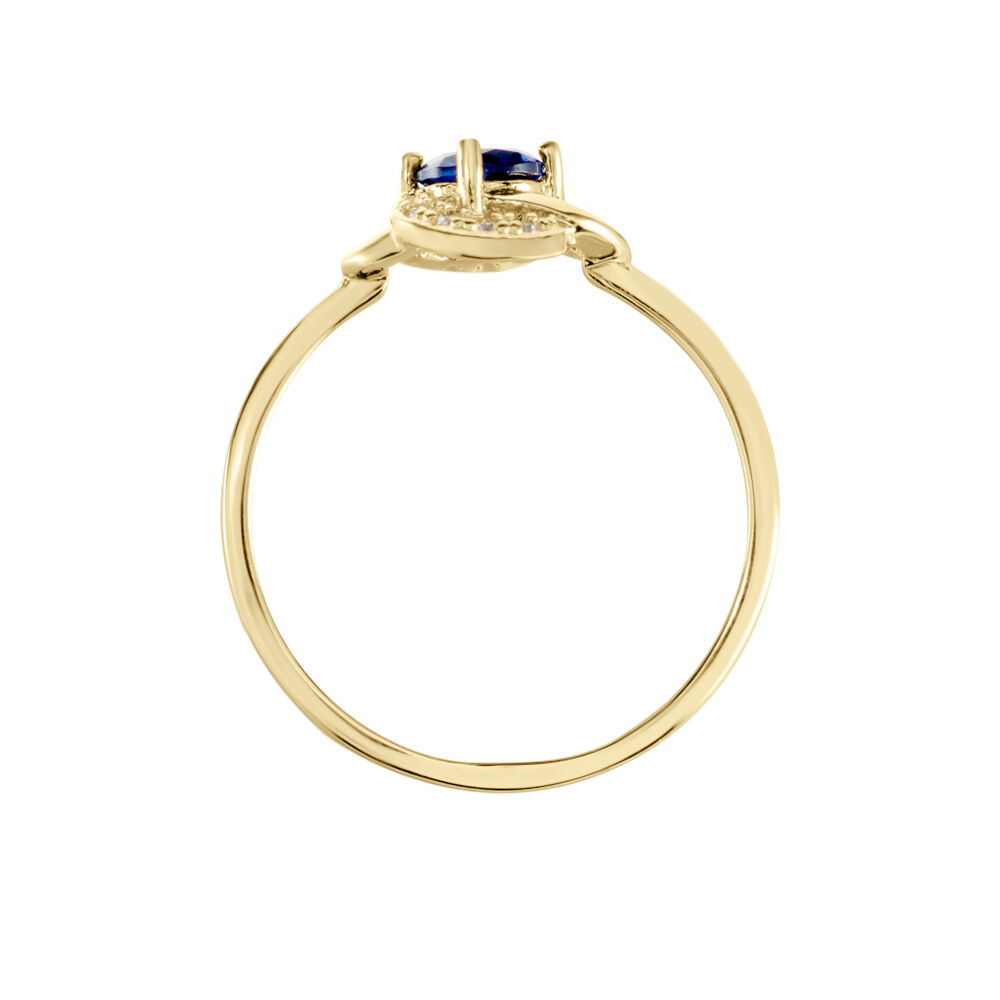 Bague Jaana Plaqué Or Jaune Verre Oxyde De Zirconium - Bagues avec pierre Femme | Marc Orian