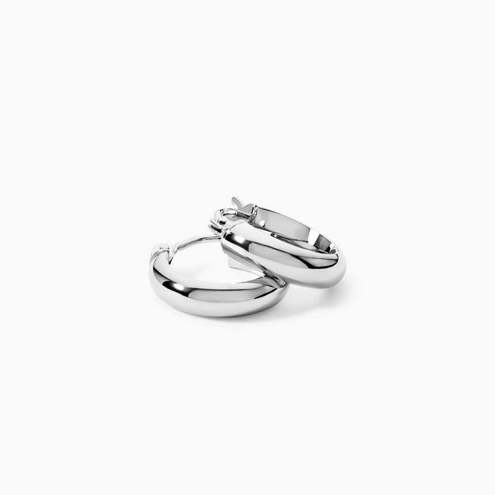 Cr&eacute;oles Shalana Or Blanc - Cr&eacute;oles Femme | Marc Orian