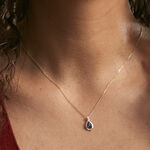 Collier Or Jaune Angelika Saphir - Colliers avec pierres Femme | Marc Orian