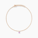 Bracelet Constantin Argent Rose Oxyde De Zirconium - Bracelets fantaisie Femme | Marc Orian