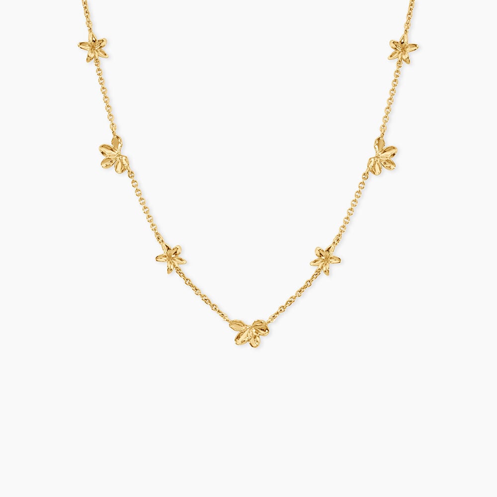 Collier Nine Argent Dor&eacute; A L'Or 750/1000 - Colliers ete Femme | Marc Orian