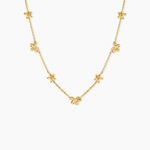 Collier Nine Argent Dor&eacute; A L'Or 750/1000 - Colliers ete Femme | Marc Orian