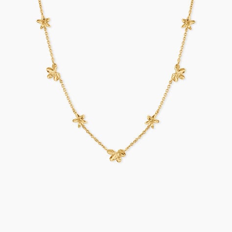 Collier Nine Argent Dor&eacute; A L'Or 750/1000 - Colliers ete Femme | Marc Orian