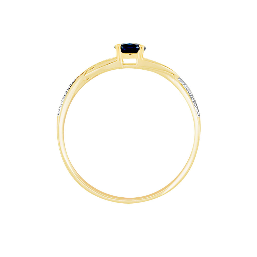Bague Or Jaune Katalinta Saphir - Solitaires Femme | Marc Orian