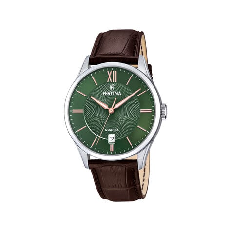 Montre Festina Classics 43 Vert - Montres &eacute;tanches Homme | Marc Orian