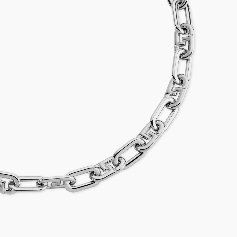 Collier M&eacute;tal Acier Argent&eacute; - Colliers fantaisie Homme | Marc Orian