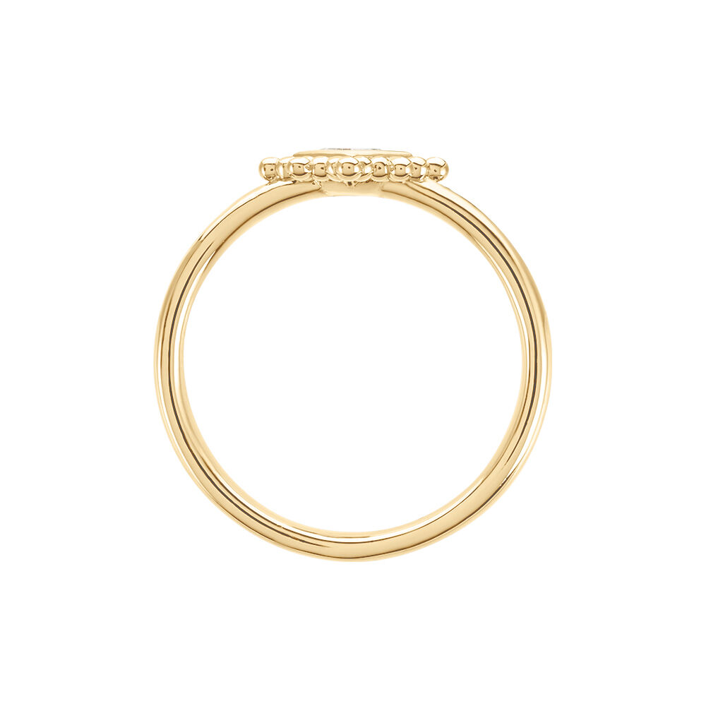 Bague Bobbie Plaqué Or Jaune Oxyde De Zirconium - Bagues avec pierre Femme | Marc Orian