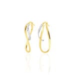 Cr&eacute;oles Hepsie Or Bicolore - Cr&eacute;oles Femme | Marc Orian