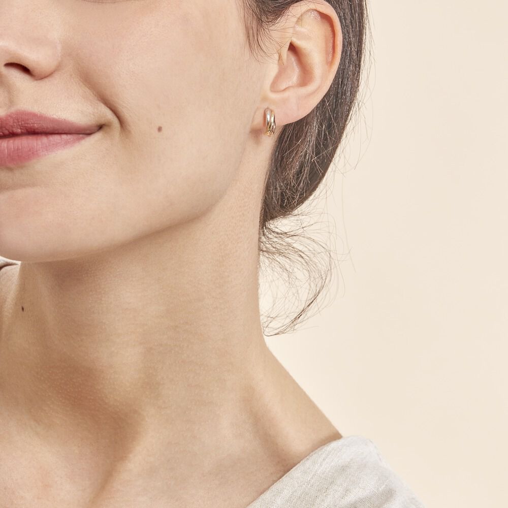 Créoles Igora Or Tricolore - Créoles Femme | Marc Orian