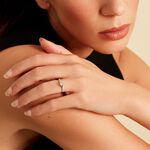 Bague Evita Or Jaune Oxyde De Zirconium - Solitaires Femme | Marc Orian