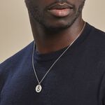 Pendentif Efiso Argent Blanc - Bijoux fantaisie Famille | Marc Orian