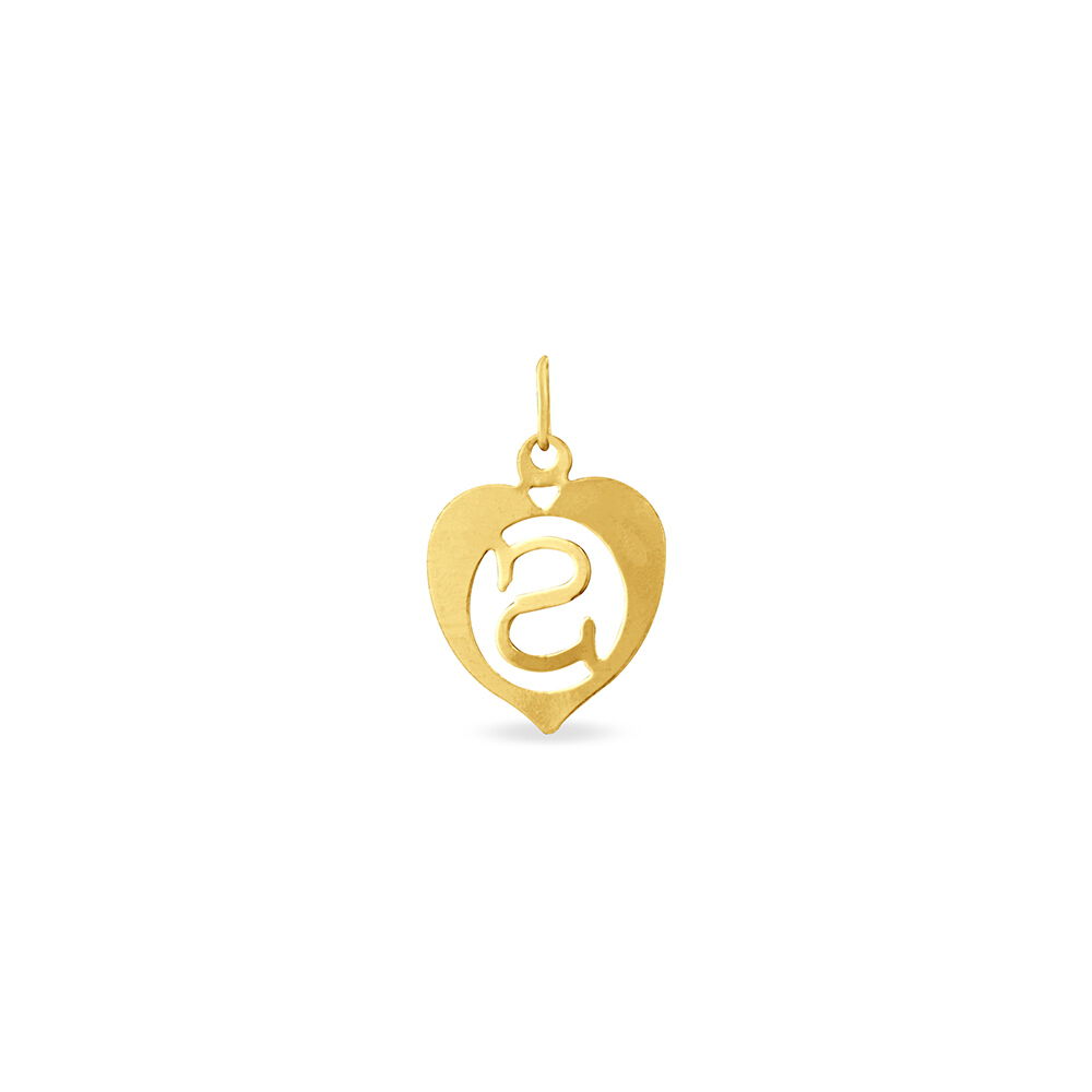 Pendentif Eudocie Coeur Lettre Or Jaune - Pendentifs Femme | Marc Orian