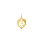 Pendentif Eudocie Coeur Lettre Or Jaune - Pendentifs Femme | Marc Orian