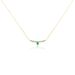 Collier Emeald Is The New Black Or Jaune Emeraude Diamant - Colliers avec pierres Femme | Marc Orian