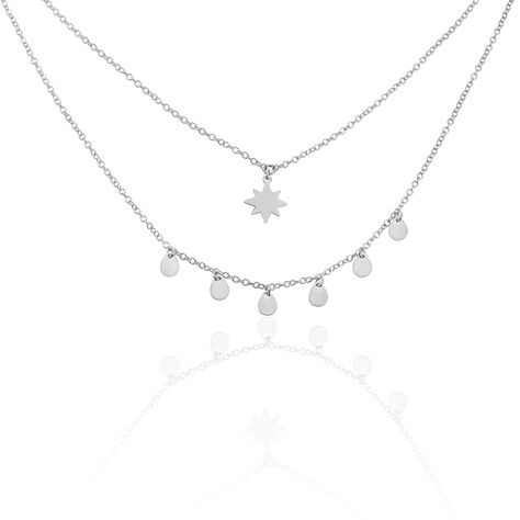 Collier Delfine Argent Blanc - Colliers fantaisie Femme | Marc Orian