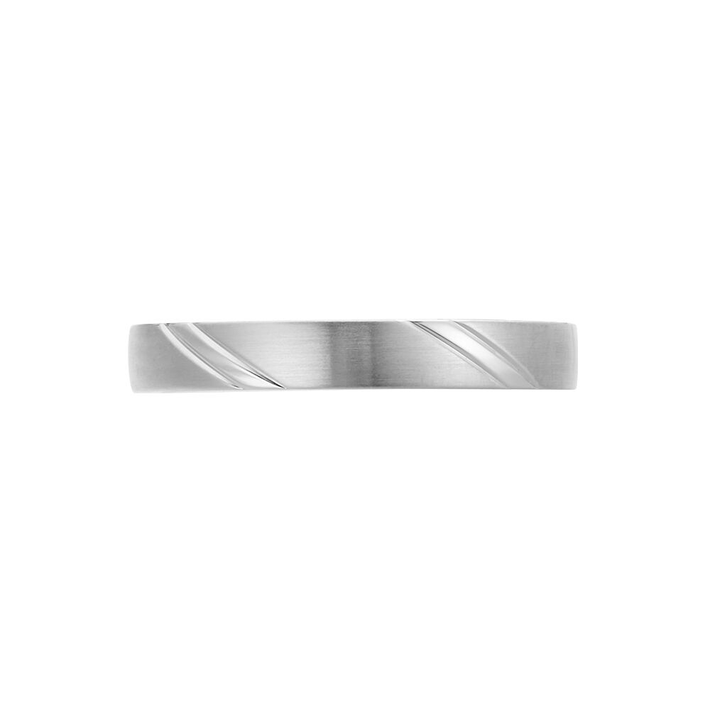 Bague Acier Blanc - Bagues Homme | Marc Orian