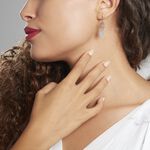 Boucles D'oreilles Pendantes Catchy Argent Blanc - Pendantes Femme | Marc Orian