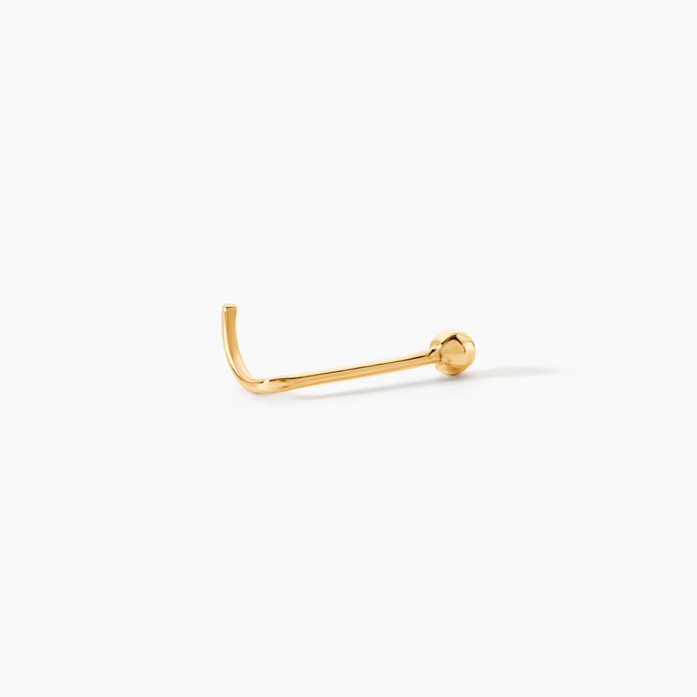 Piercing De Nez Deodate Boule Or Jaune - Piercing Nez Femme | Marc Orian