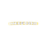 Alliance Pristina Or Jaune Diamant - Alliances avec pierres Femme | Marc Orian
