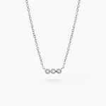 Collier Janys Argent Blanc Oxyde De Zirconium - Colliers avec pierres Femme | Marc Orian