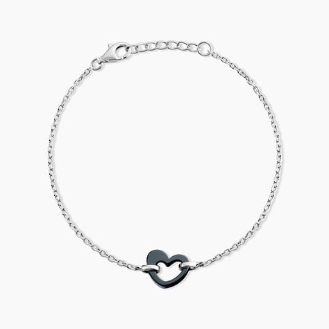 Bracelet Sumeyra Argent Blanc Céramique - Bracelets chaînes Femme | Marc Orian