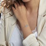 Bracelet Argent Blanc Liseron - Bracelets fantaisie Femme | Marc Orian